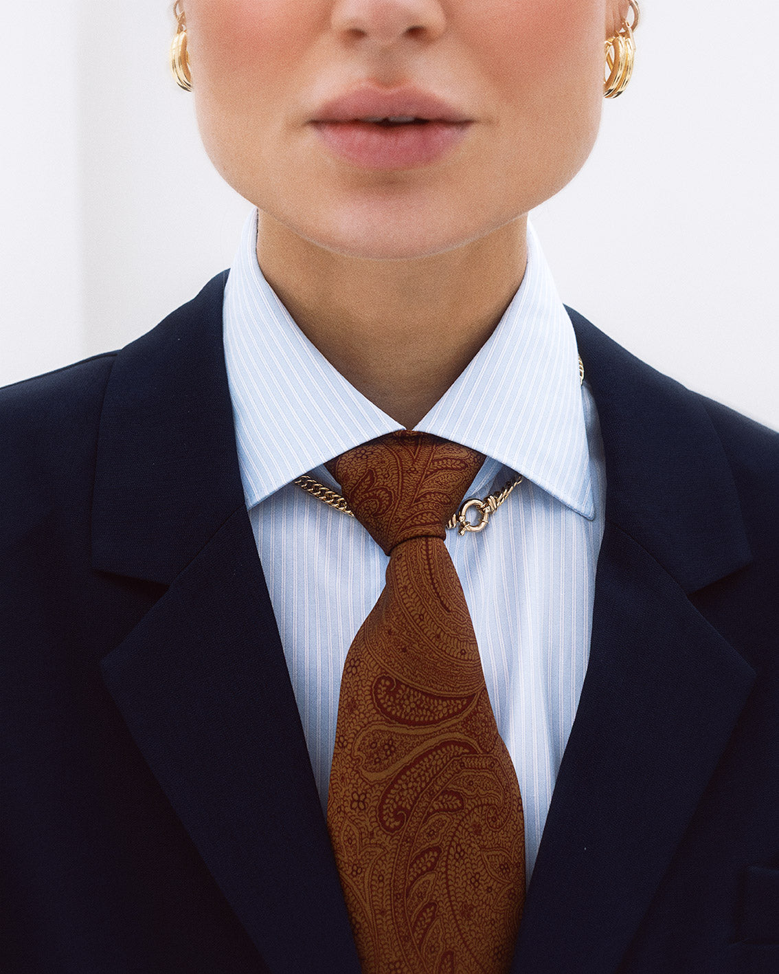 Burberrys paisley II vintage silk tie