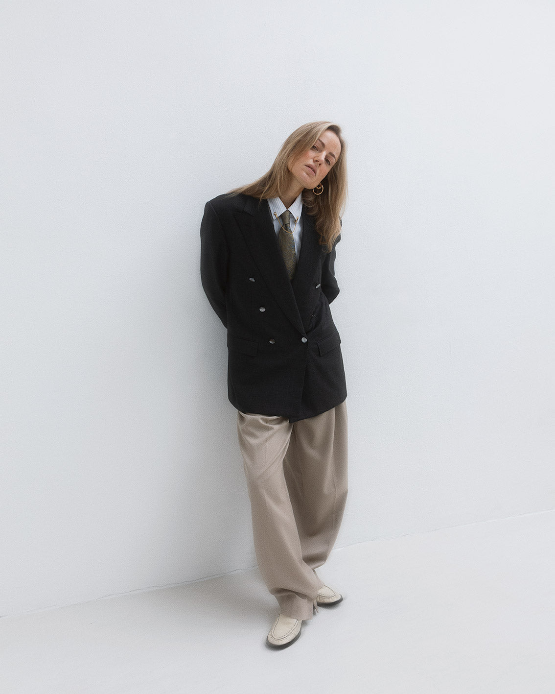 Burberrys paisley vintage silk tie