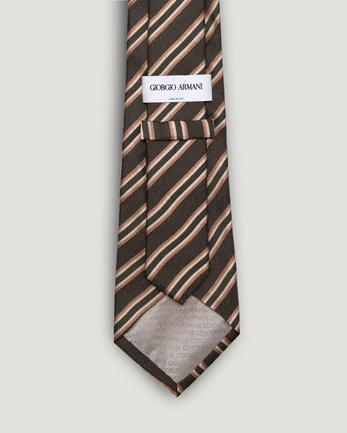 Armani striped vintage silk tie