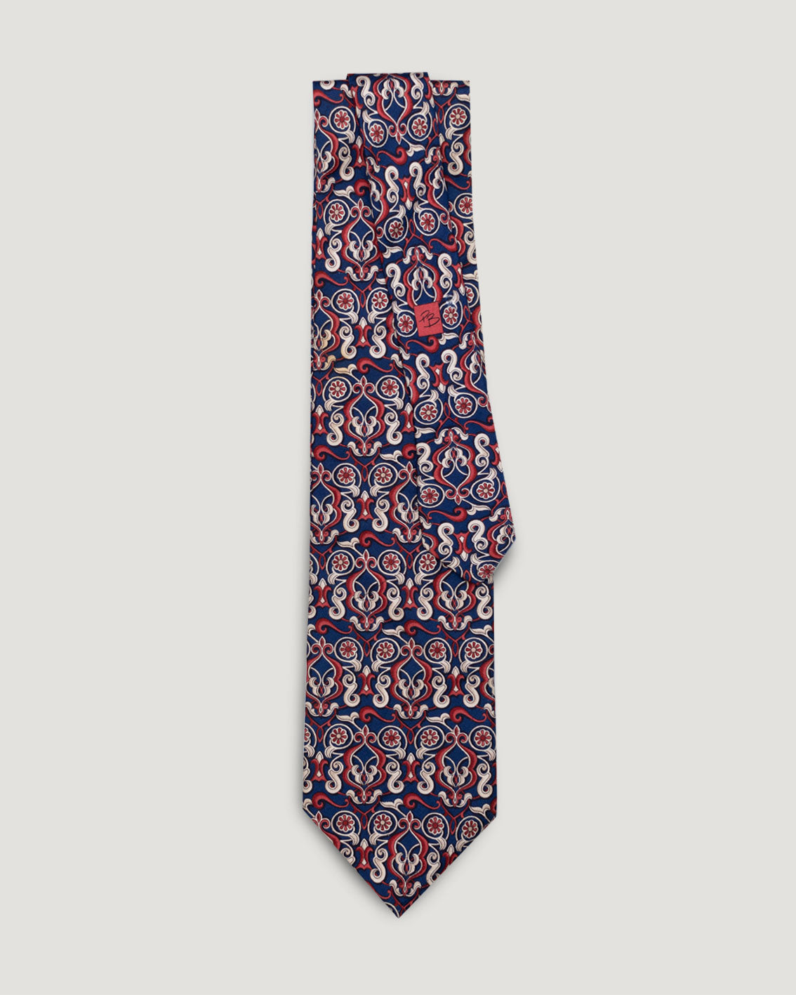 Balmain baroque vintage silk tie