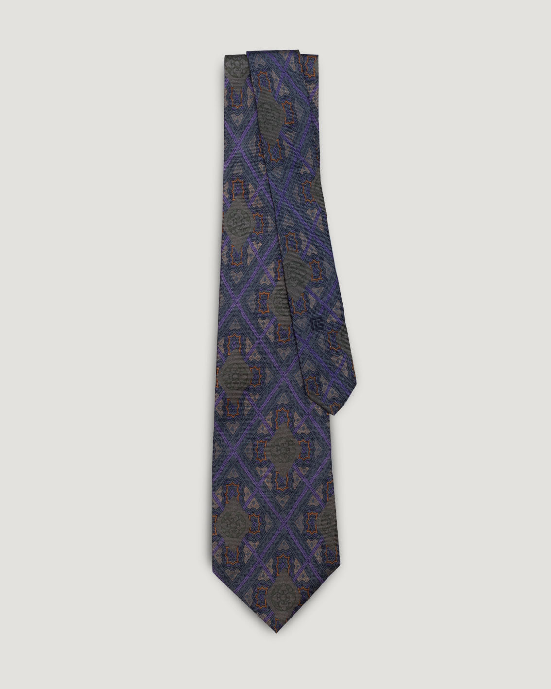 Balmain paisley vintage silk tie