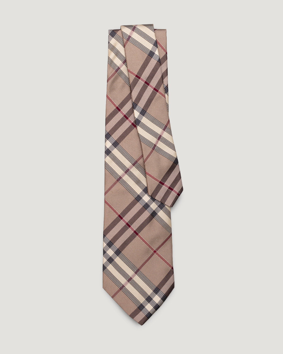 Burberrys classic check silk tie