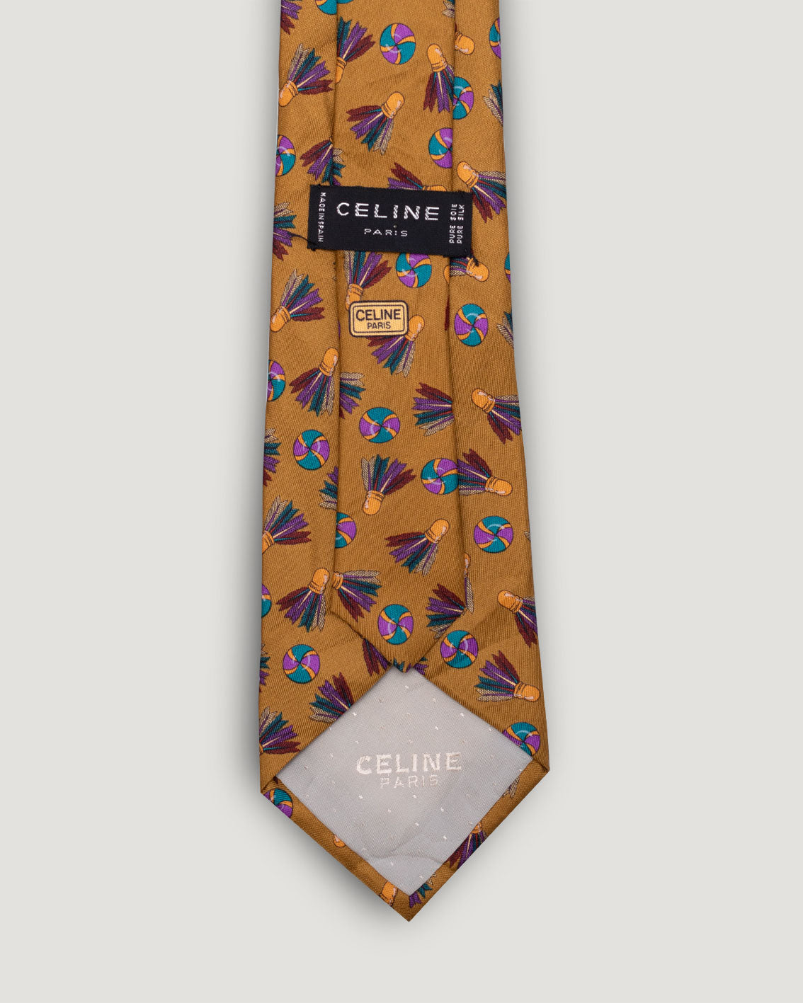 Vintage Céline medallion tie – ANNODARE