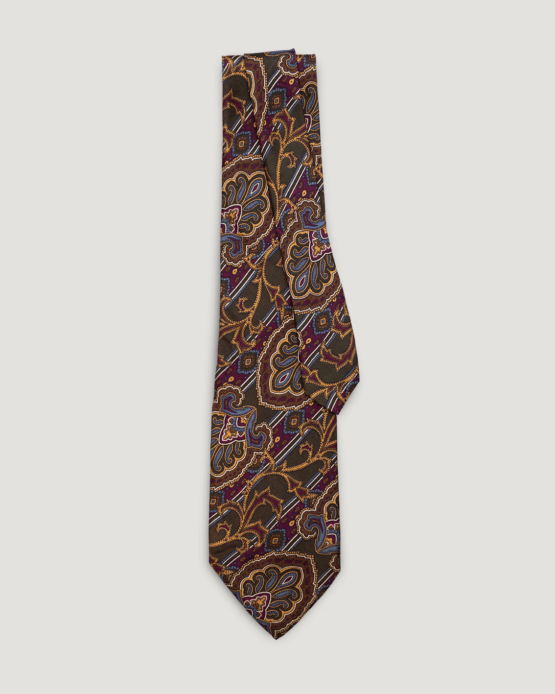 Lanvin vintage paisley silk tie
