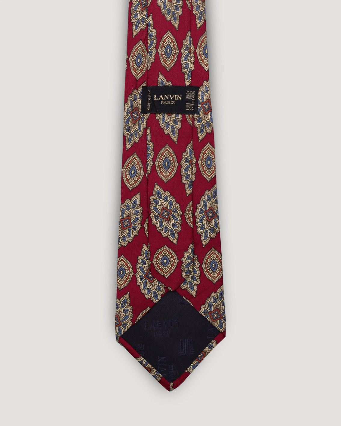 Vintage Lanvin medallion tie