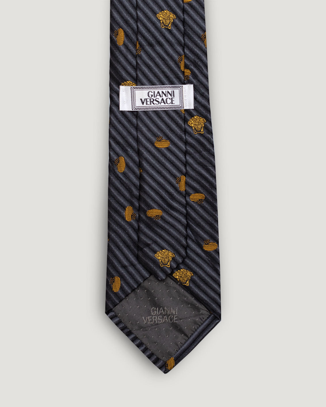 Versace medusa vintage silk tie