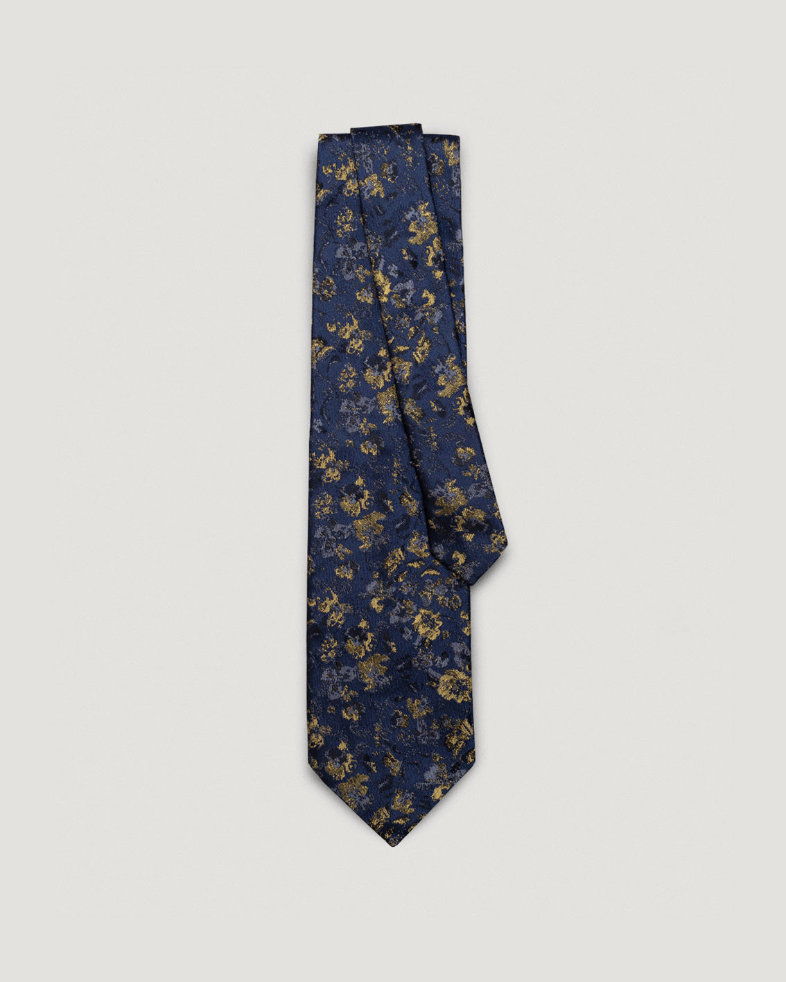 Vittorio lilac gold floral silk tie floral silk tie