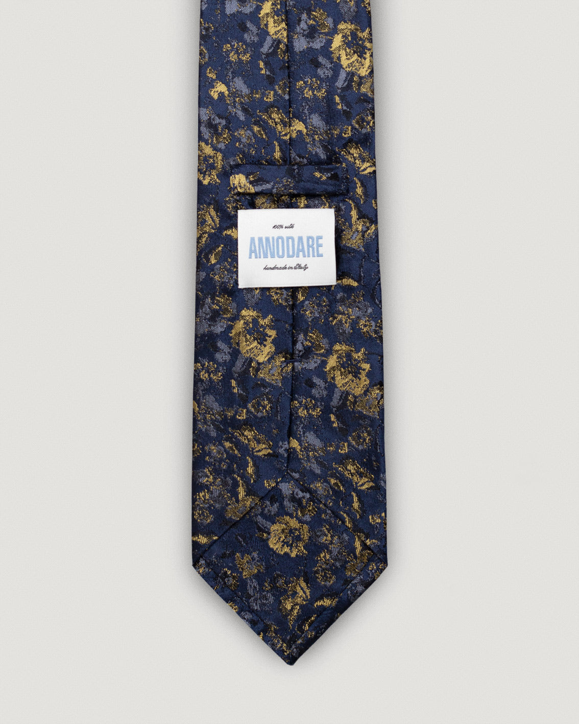 Vittorio lilac gold floral silk tie floral silk tie