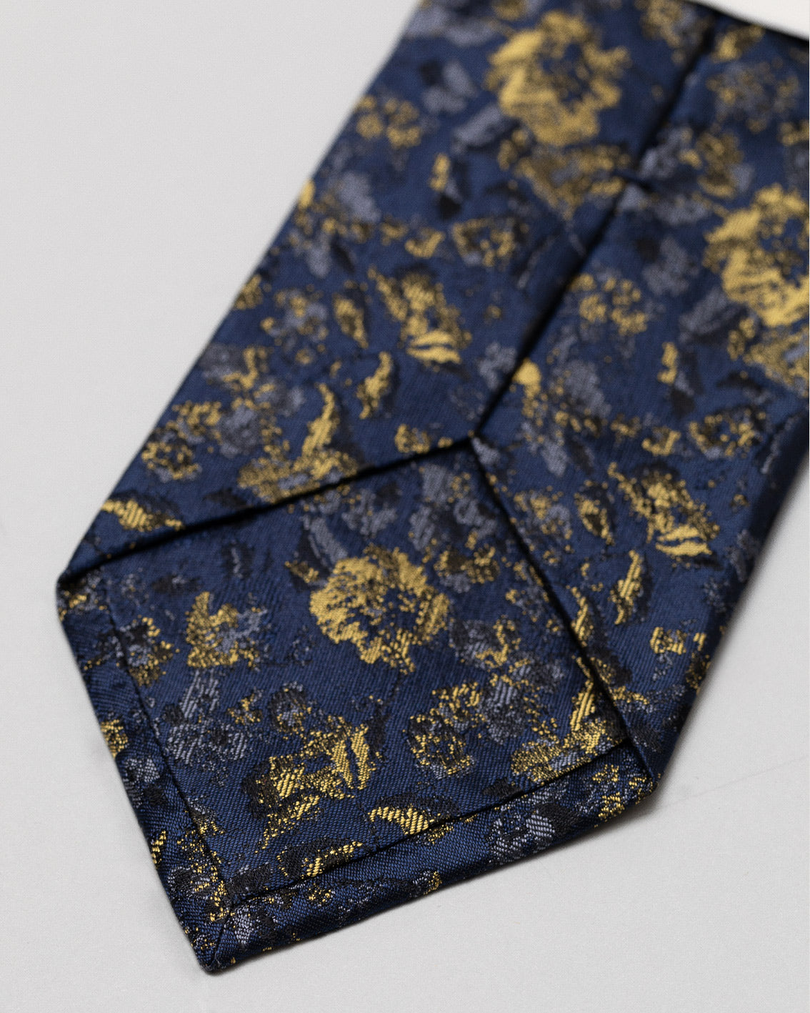 Vittorio lilac gold floral silk tie floral silk tie