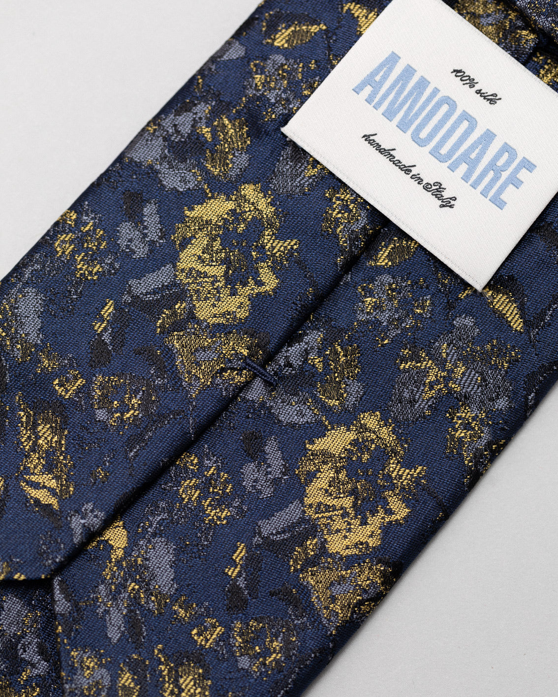 Vittorio lilac gold floral silk tie floral silk tie