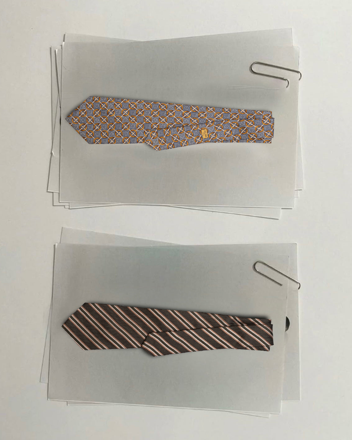 Armani striped vintage silk tie